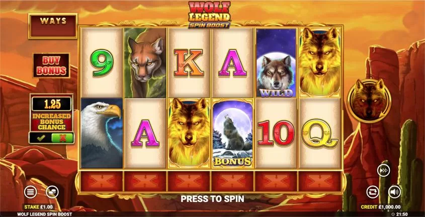 jilihot Wolf Legend Spin Boost Slot